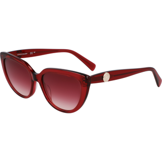 LONGCHAMP Kvinde LO766S 601 Solbriller Acetat Bordeaux Cat Eye Normal