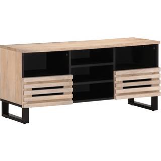 tv-bord 100x34x46 cm massivt mangotræ