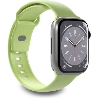 Apple Watch (42/44/SE/45/46/49mm) Puro ICON Silicone Urrem - Lysegrøn