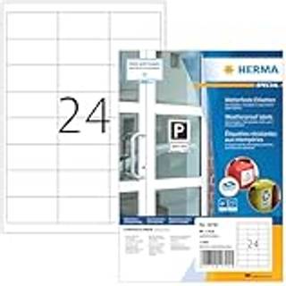 HERMA 10792 self-adhesive label Rectangle White 1920 pc(s)