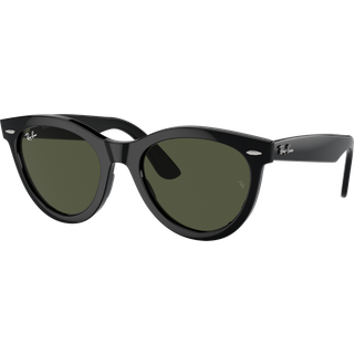 Ray - Ban Unisex RB2241 WAYFARER WAY 901/31 Solbriller Acetat Sort Grøn Rund Normal