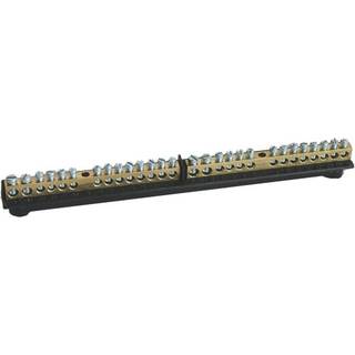 Marlanvil jord- og nul skinne 2 stk 2x16 mm2 + 12x10 mm2, Påbygget