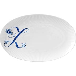 Royal Copenhagen Alfabet oval tallerken Z 23 cm