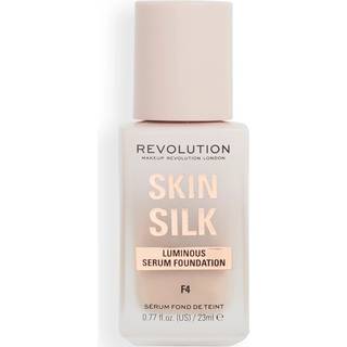 Makeup Revolution Skin Silk Serum Foundation Let foundation med lysnende effekt Skygge F4 23 ml - 23 ml