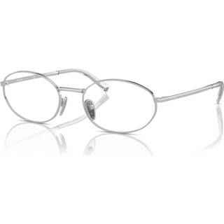 Prada Kvinde PR A57V 1BC1O1 Vista -rammer Metal Sølv Transparent Rund Normal