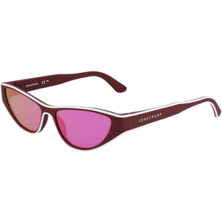 LONGCHAMP Kvinde LO761S 602 Solbriller Bio-injekt Bordeaux Cat Eye Normal