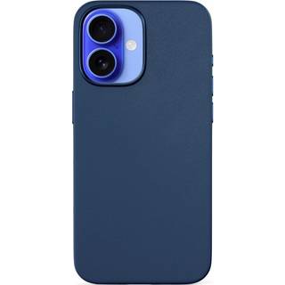 Epico iPhone 16 Mag+ Leather Cover - MagSafe Kompatibel - Blå