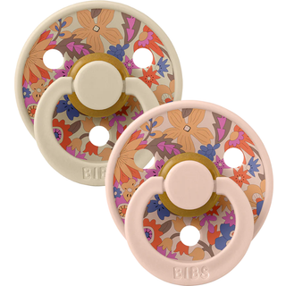 Bibs X Liberty, Colour 2-pak, Str. 1 (0-6 Mdr.), Rund - Latex