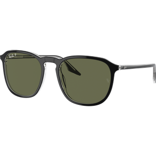 Ray - Ban Unisex RB2203 919/58 Solbriller Acetat Sort Grøn Firkantet Polariseret