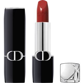 Rouge Dior-Couture Color Lipstick - Velvet and Satin Finishes - Hydrating Floral Lip Care - Long Wear