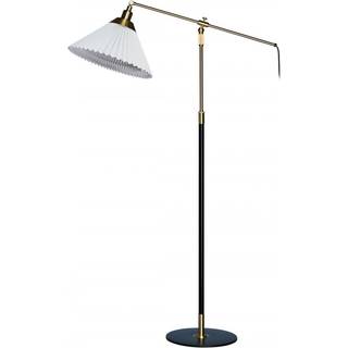 Le Klint 349 Gulvlampe - Papir - Messing/sort