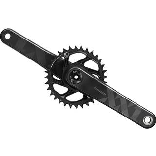 Krankset SRAM XX1 Eagle Fat Bike 5" 1 x 12 gear DUB direct mount 30T 170 mm sort/sort