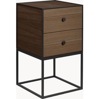 Audo Copenhagen Frame 35 Sidebord Med 2 Skuffer - Sidebord & Aflastningsbord Egefinér Røget Eg - 71074-001576