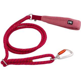 Hurtta Adjustable rope leash ECO beetroot 120-180cm/8mm
