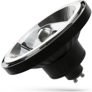 Spectrum LED GU10 LED-pære Spot AR111 12W/840 1200 lumen sort WOJ14569