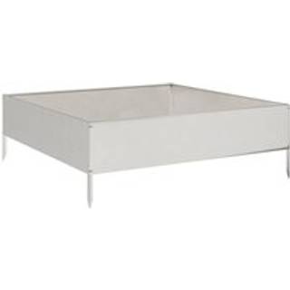 højbed 100x100x33,5 cm rustfrit stål