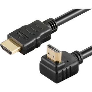 HDMI kabel med 90 graders vinklet stik | 3,00 meter | PRIS-MATCH