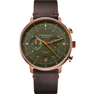 Sternglas S01-HC35-VI17 Herrenuhr Hamburg Chrono Bronze