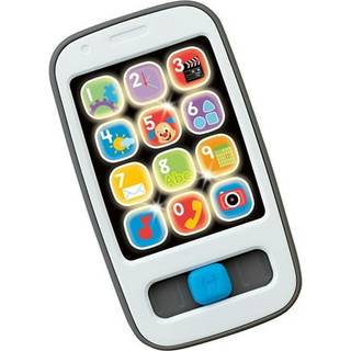 Fisher-Price Baby & Toddler Toy Laugh & Learn Smart Phone Grey med ljus och pedagogisk musik för spädbarn i åldrarna 6 månader