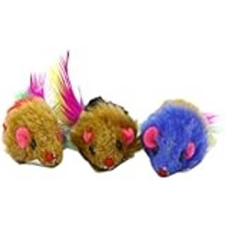 Pelsmus, korthåret m/fjer 5cm