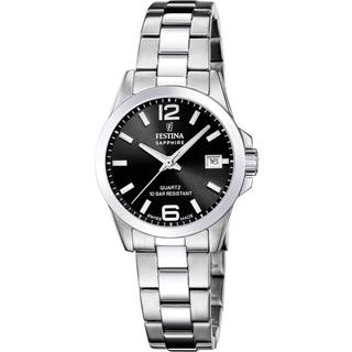 Festina Swiss Made dameur i stål med stål urskive