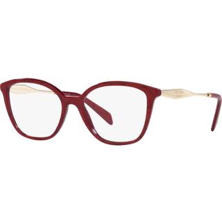 Prada PR 02ZV 15D1O1 54 Briller Kvinder Rød - Red Marble - 54mm