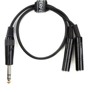Perfex 6,3mm Hovedtelefon Splitter Kabel (0,5m)