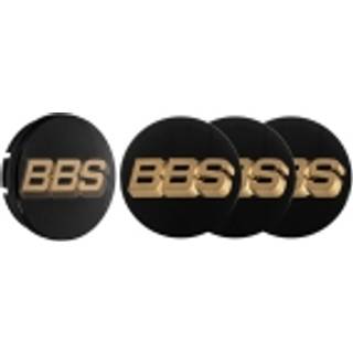 Centerkapsel Ø70,6 mm sort m/ bronze logo - 4 stk, BBS