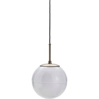 House Doctor Halda Pendellampe Hvid 25 Cm - Pendler Jern Brun - 203970802