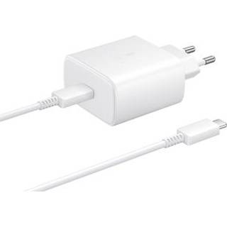Samsung USB-C hurtig rejseoplader EP-TA845EWE - 45W - bulk - Hvid