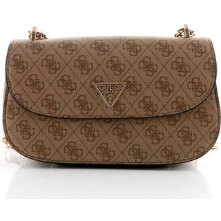 Guess Erica Eco Skuldertaske lysebrunt