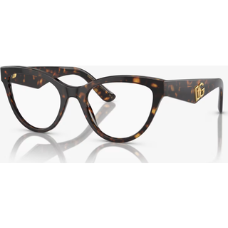 Dolce & Gabbana DG3372 502 50 Briller Kvinder Tortoiseshell - Dark Tortoise - 50mm