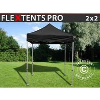 Foldetelt FleXtents Easy up pavillon PRO 2x2m Sort