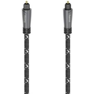 Hama optisk fiberkabel Toslink (metal/1,5 m) - På lager i butik