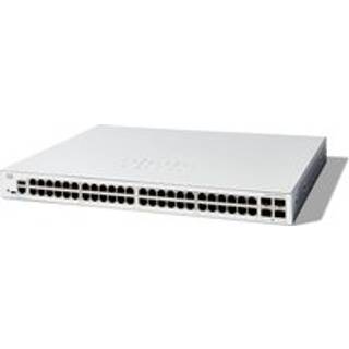 Cisco C1300-48T-4X netværksswitch Administreret L2/L3 Gigabit Ethernet (10/100/1000) Hvid