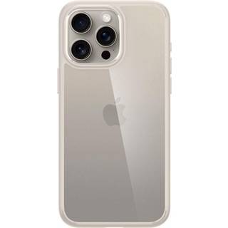 Spigen Ultra Hybrid (iPhone 15 Pro) - Transparent/beige