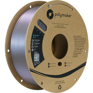 (UDGÅR) - Polymaker Polylite - Starlight PLA - Mercury - 1.75mm - 1kg
