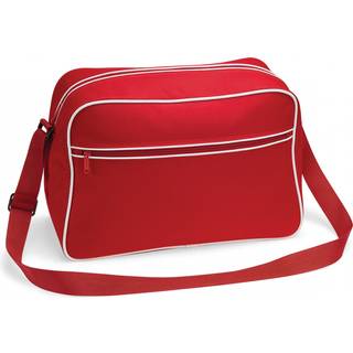 BagBase BG14 40 x 28 x 18 cm Klassisk rød/hvid
