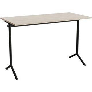 Bord Atlas 1130, 1400x700mm, eg højtrykslaminat, sortolivent stel