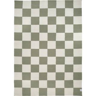 Classic Collection Square Tæppe t/natur 200x300 Cm - Mønstrede tæpper Uld Hvid - SQ124GR