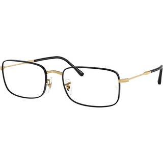Ray - Ban Unisex RX3746V 3175 Optiske stel Metal Sort Transparent Geometrisk Normal