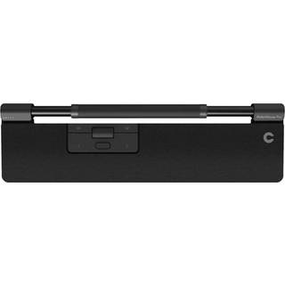 RollerMouse Pro, Slim (alm. håndledsstøtte), sort vegansk læder