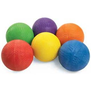 Excellerations Premium Rubber Playground Balls - S?t p? 6 (vare # Colorpg)