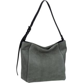 Liebeskind Chudy Suede M Hobo bag mørkegrøn