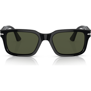 Persol Unisex PO3272S 95/31 Solbriller Acetat Sort Grøn Firkantet Normal