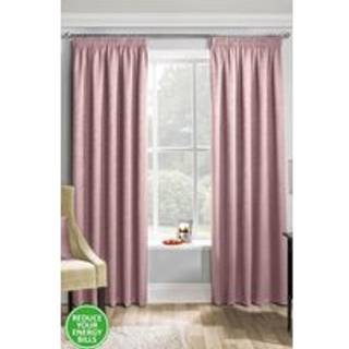 Enhanced Living Enhanced Living Pink Matrix Ready Made Blackout Pencil Pleat Curtains