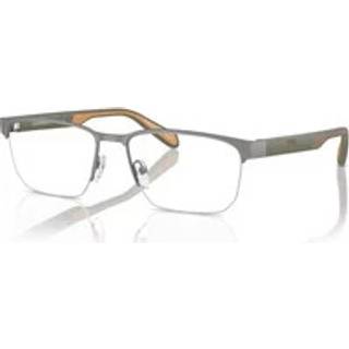 Emporio Armani Mand EA1162 3003 Optiske stel Metal Grå Transparent Geometrisk Normal