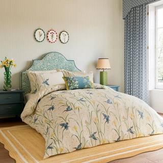 Sanderson Duvet cover Kingfisher & Iris Duvet Cover Set QCSKGHA3AZU