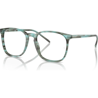 Ray - Ban Unisex RX5387 8362 Optiske stel Acetat Grøn Transparent Firkantet Normal