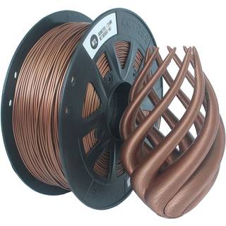 Metal Filled PLA 1.75 mm 1 kg - Kobber